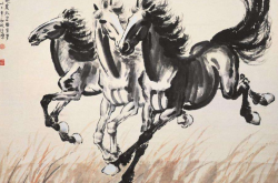 一代国画大师徐悲鸿的作品技法高超名扬中外