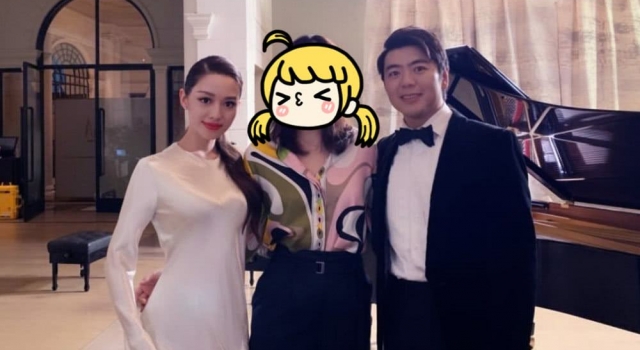 郎朗为妻子整理裙子 变身暖男吉娜S身材太抢镜