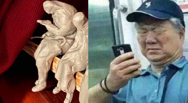 易烊千玺 是你吗忧伤的孩子 网友:撞脸地铁看手机老人