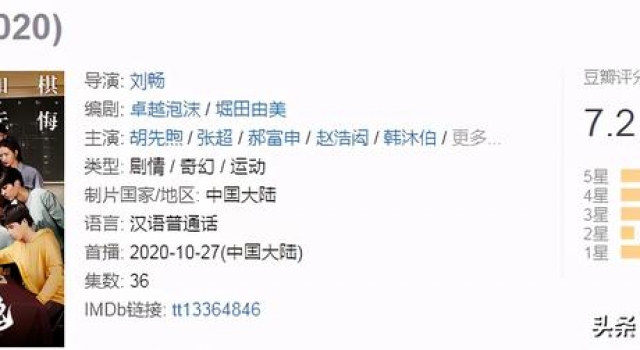 《棋魂》口碑逆袭!胡先煦变胖、眼圈发黑,导演:太帅观众不信