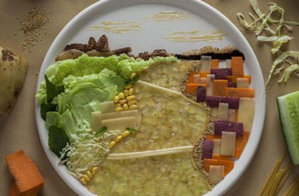 食物的艺术！食物绘制插画作品 童趣横生创意满分