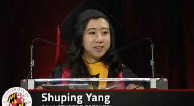 中国留学生美国马里兰大学毕业词 引发留学生热议