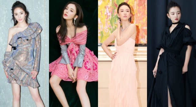 礼服杀手！杨幂娜扎吕佳容吴倩美成小仙女 狂吸眼球