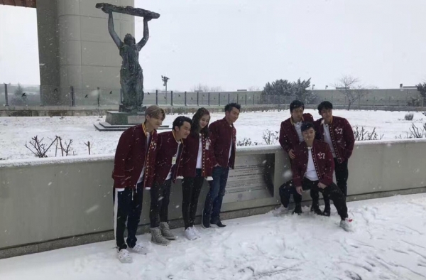 跑男团在维也纳雪地开录第一期 节目中未见关晓彤身影