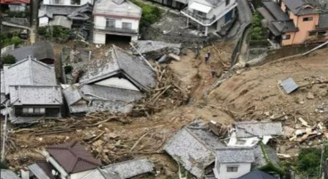 日本遇难195人 系暴雨所致 另多达63人失踪！