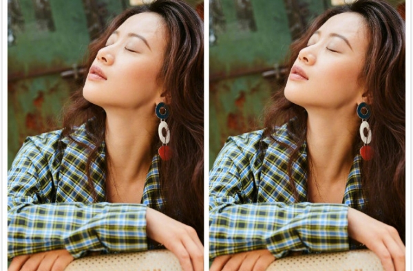 李梦街拍LOOK  复古摩登浪漫温柔中带有不羁个性