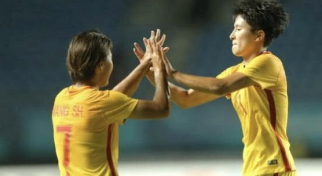 厉害了！中国女足16球大胜 王珊珊半场替补独得9球