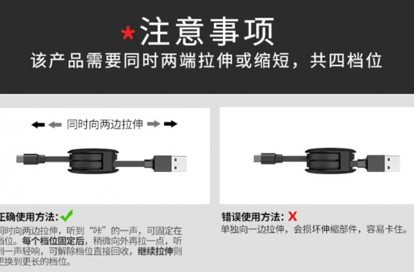 感受伸缩数据线的时尚 让我们的生活变得更加精彩