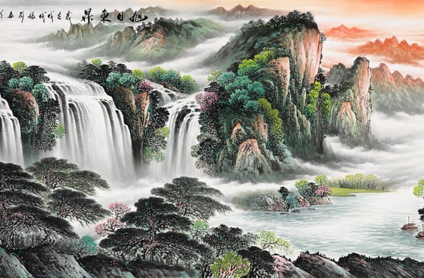 走廊尽头挂什么字画好 有了花鸟画点缀的走廊更吸睛