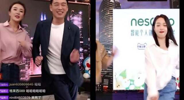 宋茜薇娅模仿王耀庆跳舞 没有任何包袱 直接超越原创