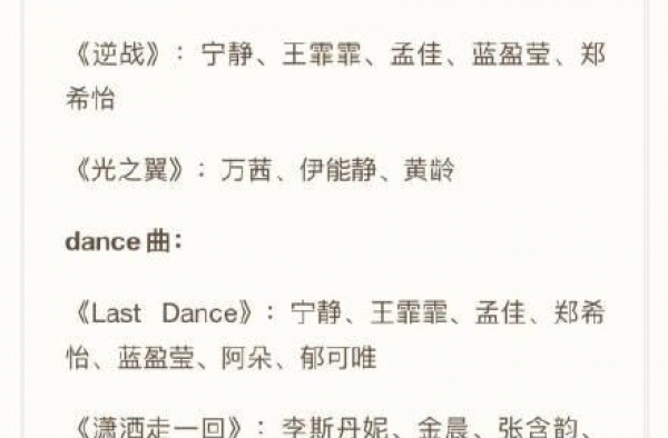 六公选曲及录制现场曝光