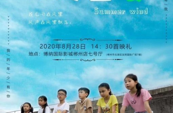 咱郴州拍的儿童微电影《风起盛夏》首映礼成功举行