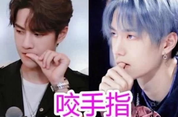 有种“特色”叫招牌动作，王一博咬手指，看张杰的：模仿不来