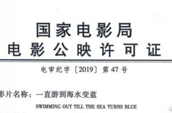 贾樟柯《一直游到海水变蓝》拿到电影公映许可证