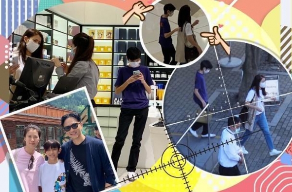 袁咏仪携儿子逛街，14岁张慕童近照曝光超帅气，身高直逼妈妈