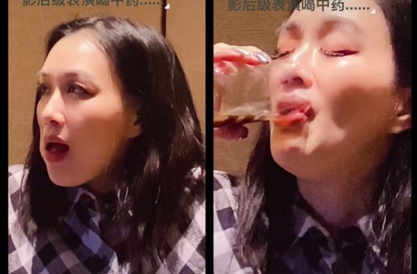 钟丽缇为拼四胎吃尽苦头，哭着喝中药表情痛苦，张伦硕加油打气
