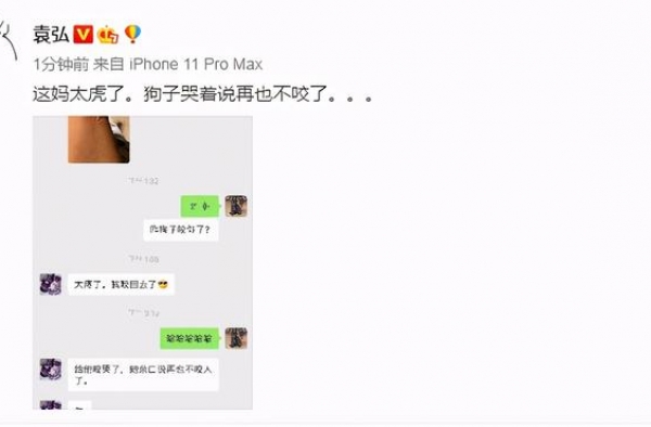 张歆艺被儿子咬向袁弘告状，咬回去却将四坨惹哭，被老公吐槽太虎