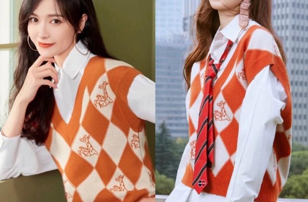 女明星撞衫不可怕：虞书欣甜美，唐嫣帅气，董卿知性