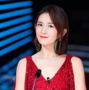 谢娜疑怀二胎，素颜出席活动着装简单，全程被保安围着何炅也护着