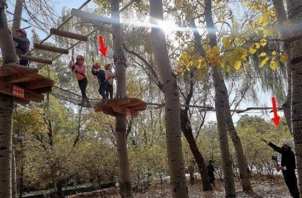 36岁贾乃亮带甜馨极限挑战，站下方默默注视，父爱满满受夸奖