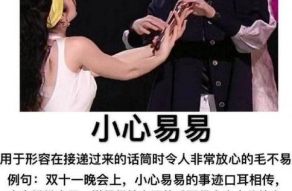小心易易是什么梗什么意思？毛不易接话筒的姿势太过烫手上热搜