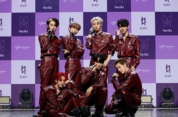 韩国男团E'LAST举行第二张迷你专辑发布会