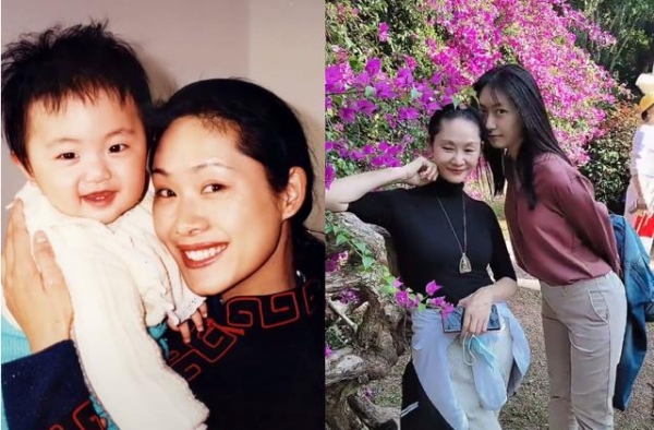 于文华罕晒24岁女儿，星味十足不像前夫，母女合照母亲转身就走