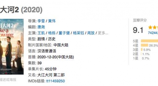 《大江大河2》豆瓣9.1高分收官，新的伏笔已埋下
